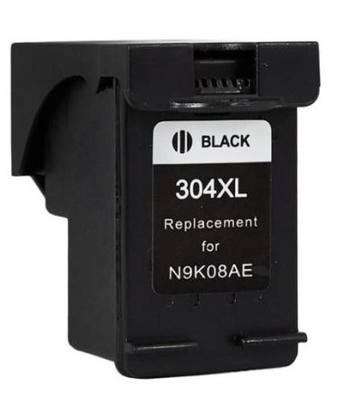 N9K08AE [Bk] No.304XL 17ml nagy kapacitású utángyártott fekete tintapatron