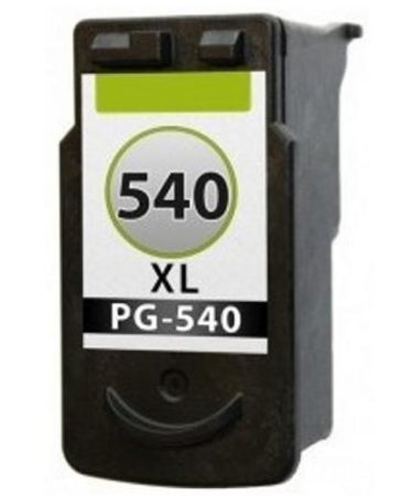 PG540XL [Bk] 20ml "Green World" nagy kapacitású utángyártott fekete tintapatron PG-540XL